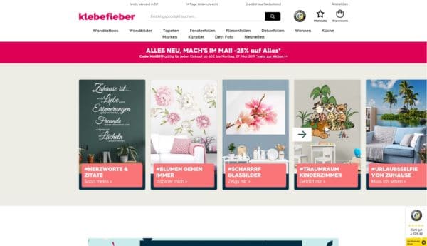 Hier klicken um zur Website von www.klebefieber.de zu gelangen