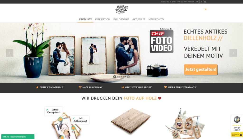 Hier klicken um zur Website von www.lumberprint.de zu gelangen